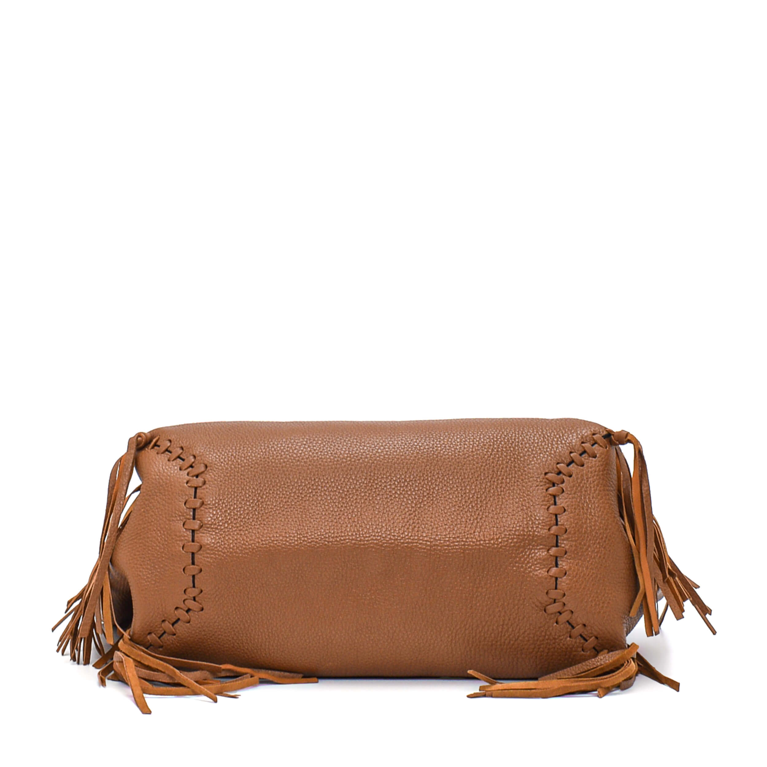 Valentino - Tabac Leather Rockee Shoulder Bag